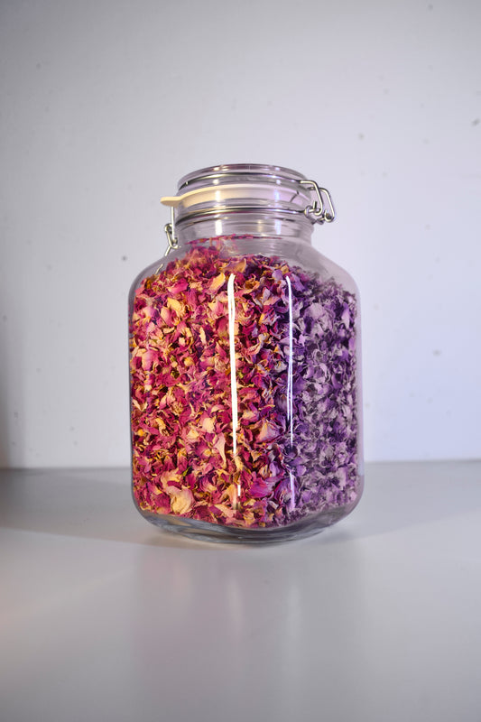 Rosenblütenblätter rosa BIO ganz